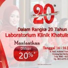 Diskon 20% Untuk Anda